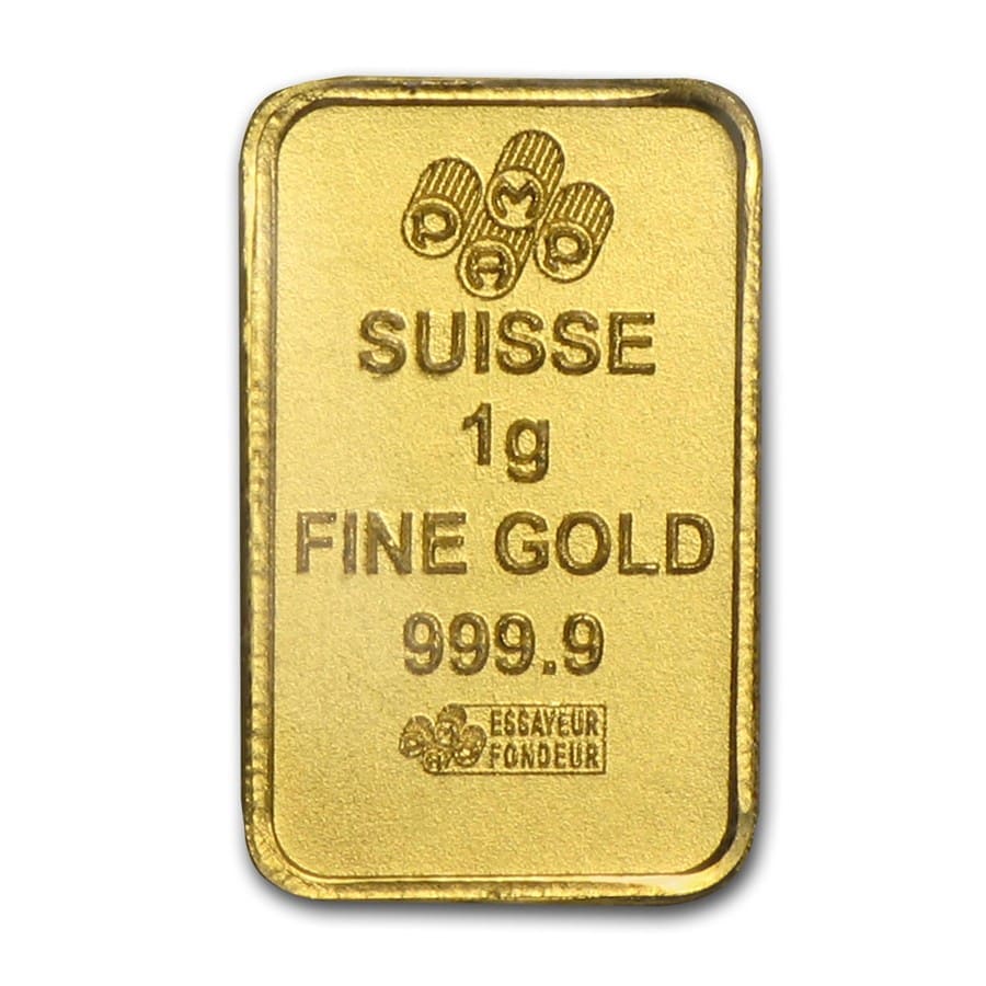 1 gram Gold Bar PAMP Suisse Multigram+25 (In Assay) SKU 85958 eBay